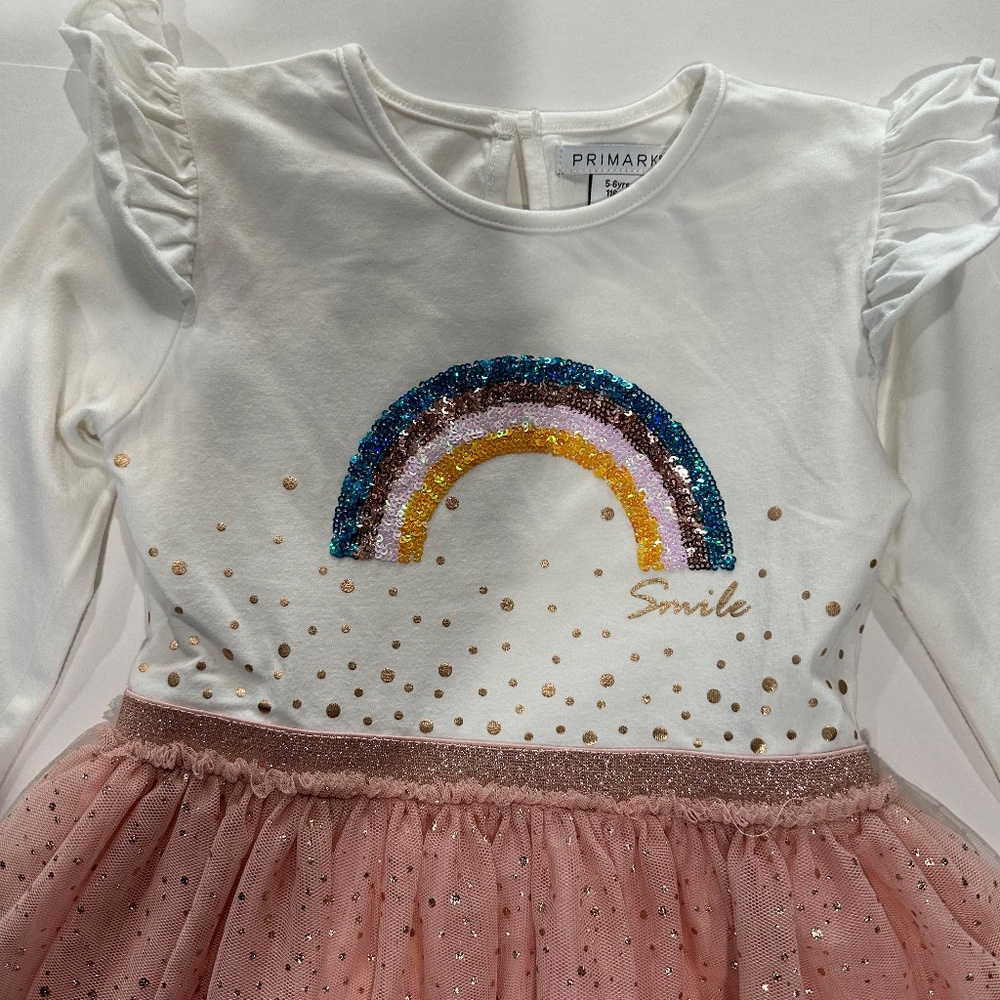 Primary‎ Rainbow Dress - Size 5/6 Years. - Picture 2 of 9